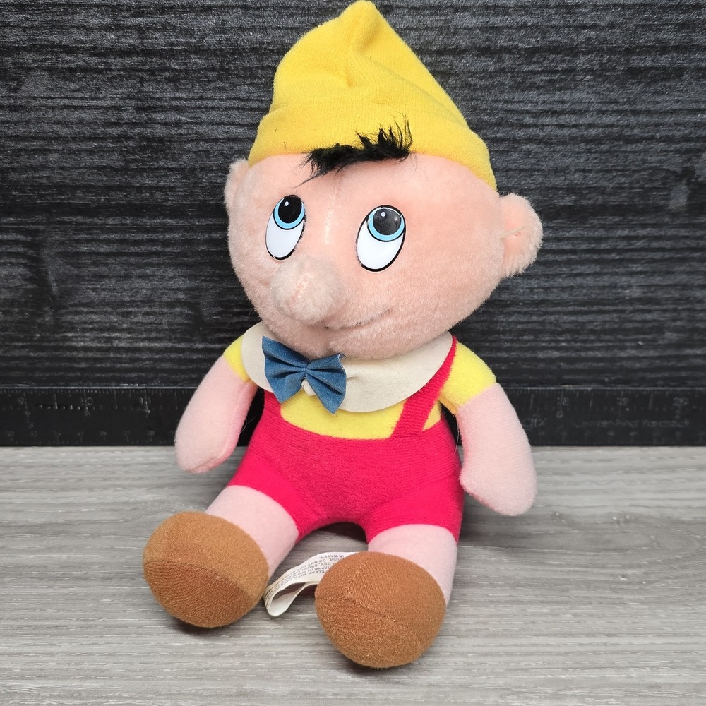 Vintage Disney‎ Pinocchio 8" Plush Stuffed Animals
